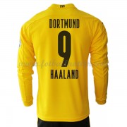 Fotballdrakter BVB Borussia Dortmund 2020-21 Erling Haaland 9 Hjemme Draktsett Langermet..